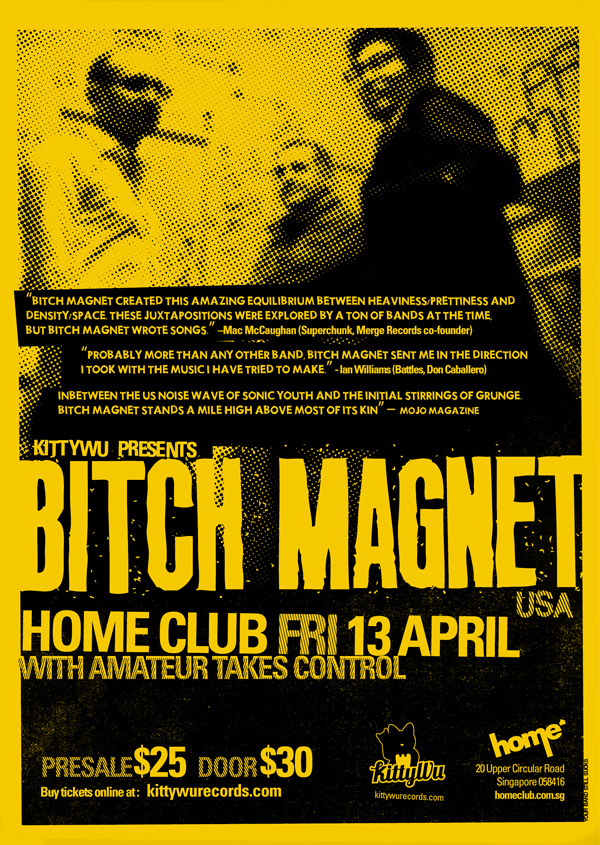 BITCH MAGNET, Home Club, Friday 13 April 2012